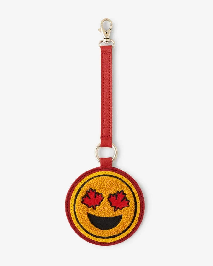 Maple Leaf Smiley Charm Maple Leaf Smiley Charm