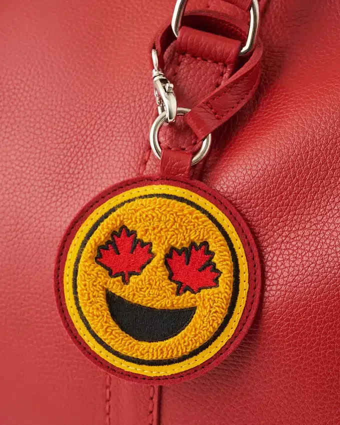 Maple Leaf Smiley Charm Maple Leaf Smiley Charm