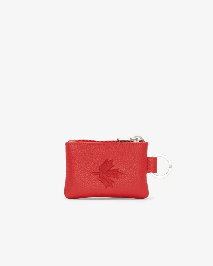 Maple Leaf Top Zip Pouch Cervino Maple Leaf Top Zip Pouch Cervino