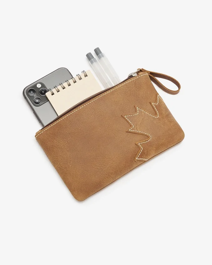 Maple Leaf Zip Pouch Tribe Maple Leaf Zip Pouch Tribe