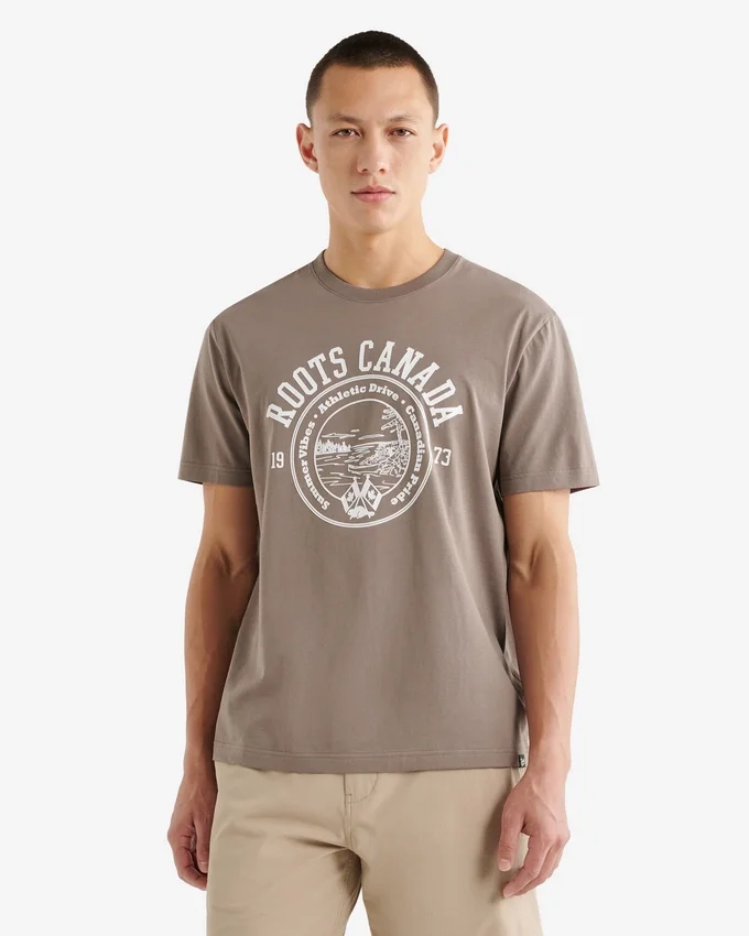 Mens Roots Lakeview T-Shirt Mens Roots Lakeview T-Shirt