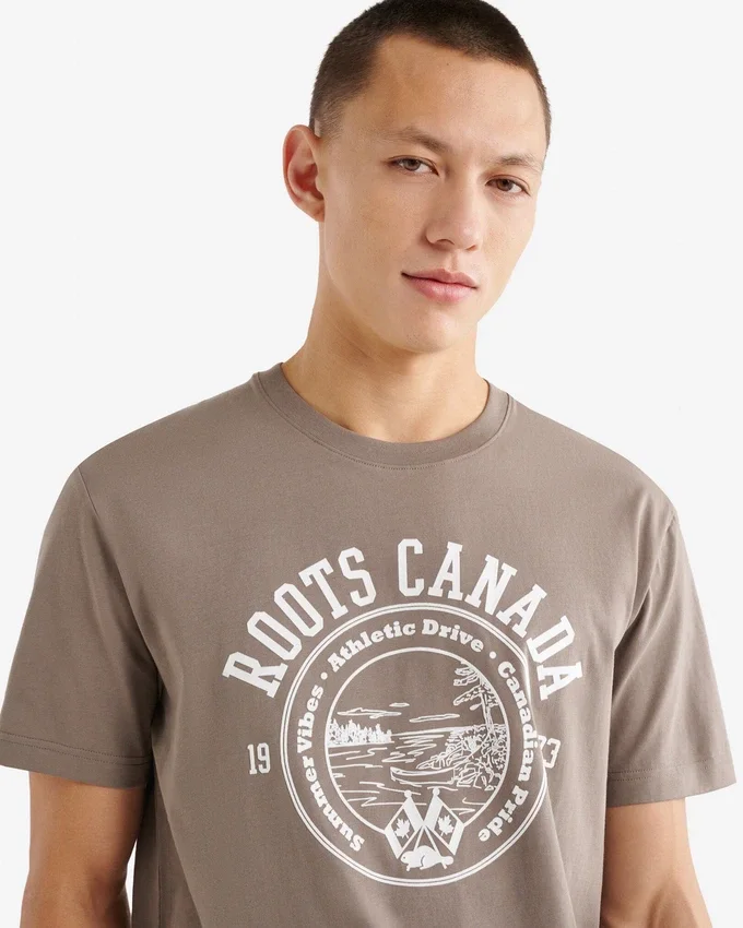 Mens Roots Lakeview T-Shirt Mens Roots Lakeview T-Shirt