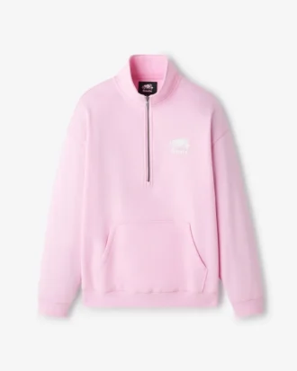Organic Cooper Relaxed Quarter Zip Stein