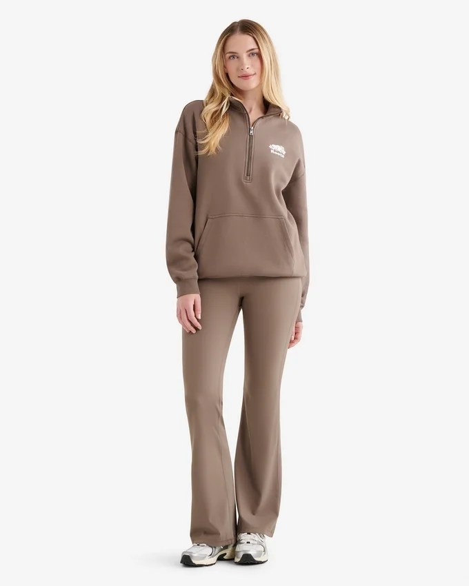 Organic Cooper Relaxed Quarter Zip Stein Organic Cooper Relaxed Quarter Zip Stein