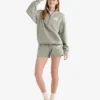 Organic Cooper Relaxed Quarter Zip Stein Organic Cooper Relaxed Quarter Zip Stein