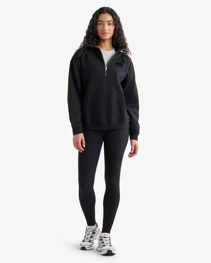Organic Cooper Relaxed Quarter Zip Stein Organic Cooper Relaxed Quarter Zip Stein
