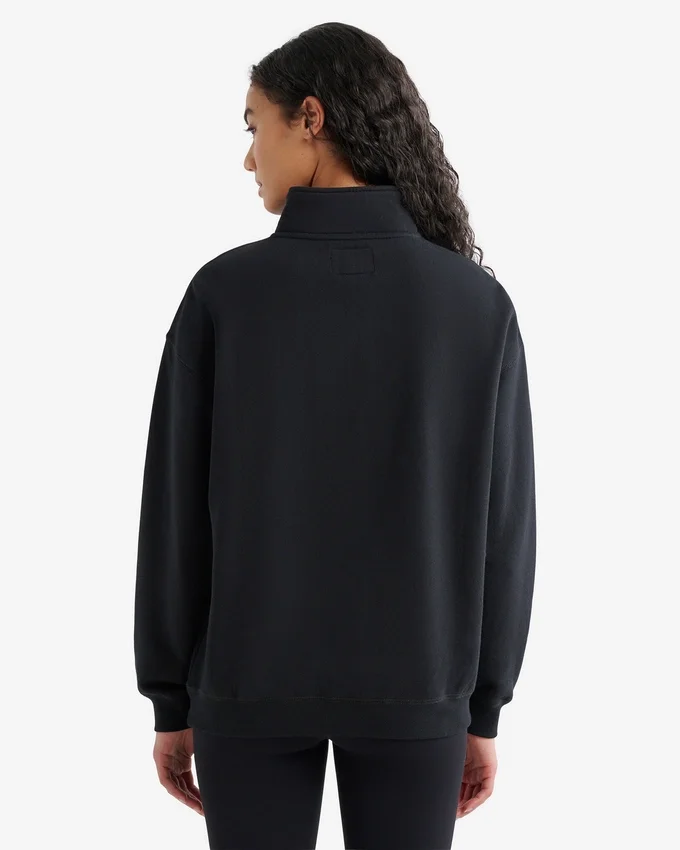 Organic Cooper Relaxed Quarter Zip Stein Organic Cooper Relaxed Quarter Zip Stein