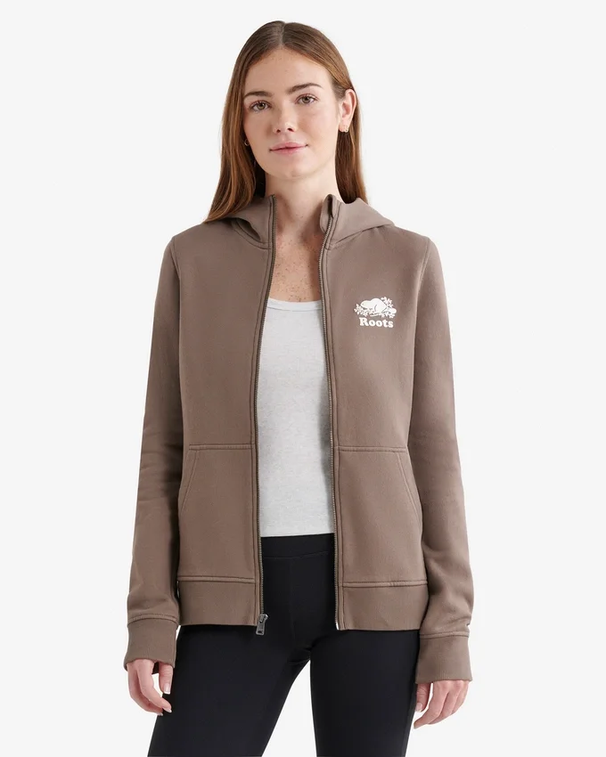 Organic Cooper Slim Full Zip Hoodie Organic Cooper Slim Full Zip Hoodie