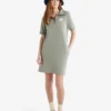 Organic Cooper Terry Quarter Zip Dress Organic Cooper Terry Quarter Zip Dress