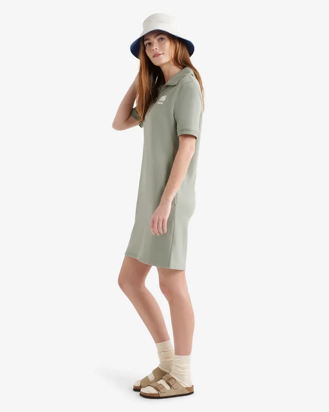Organic Cooper Terry Quarter Zip Dress Organic Cooper Terry Quarter Zip Dress