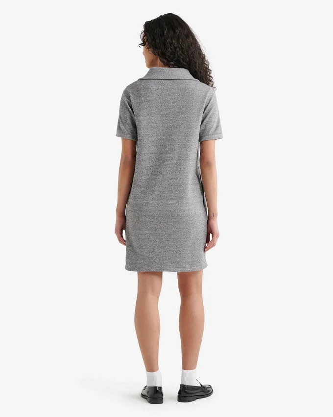 Organic Cooper Terry Quarter Zip Dress Organic Cooper Terry Quarter Zip Dress