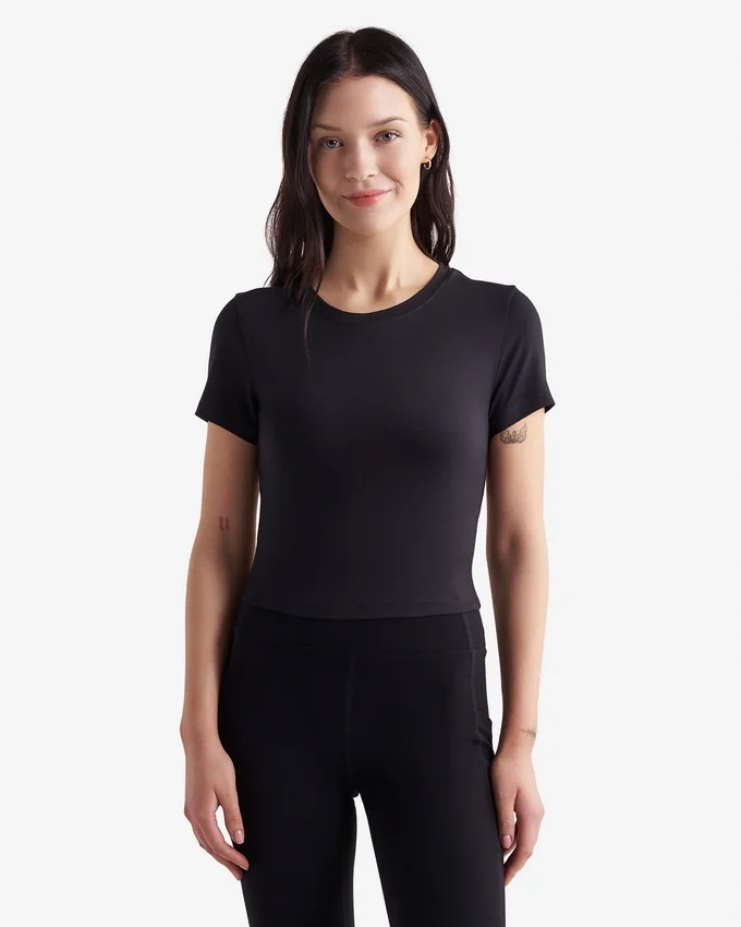 Renew Knit Crop T-Shirt Renew Knit Crop T-Shirt