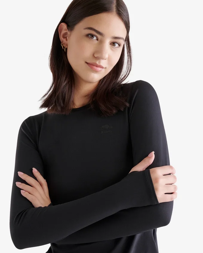 Renew Knit Fitted Long Sleeve Top Renew Knit Fitted Long Sleeve Top
