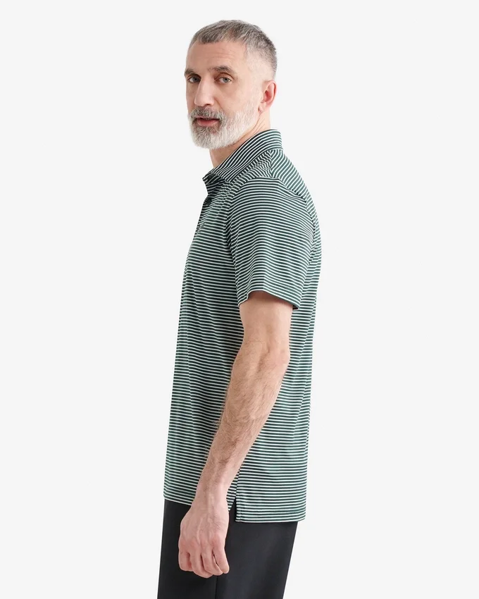 Renew Knit Striped Polo Renew Knit Striped Polo