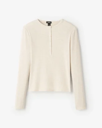 Roam Rib Fitted Long Sleeve Henley