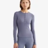 Roam Rib Fitted Long Sleeve Henley