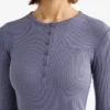Roam Rib Fitted Long Sleeve Henley