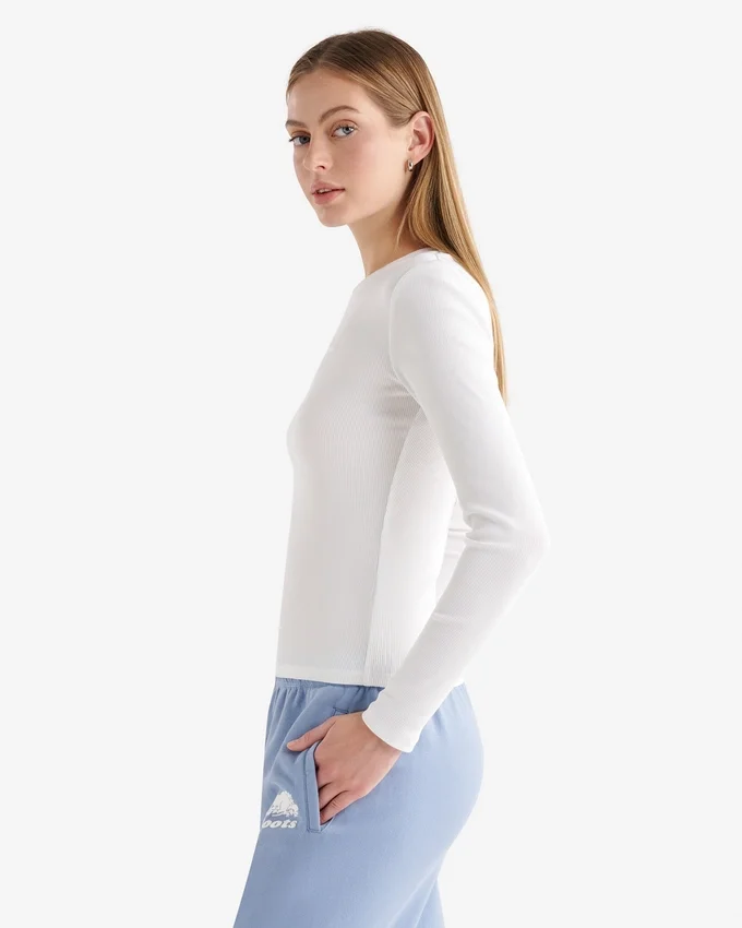 Roam Rib Fitted Long Sleeve Top Roam Rib Fitted Long Sleeve Top