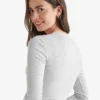 Roam Rib Fitted Long Sleeve Top Roam Rib Fitted Long Sleeve Top