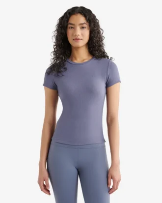 Roam Rib Fitted Short Sleeve Top Roam Rib Fitted Short Sleeve Top