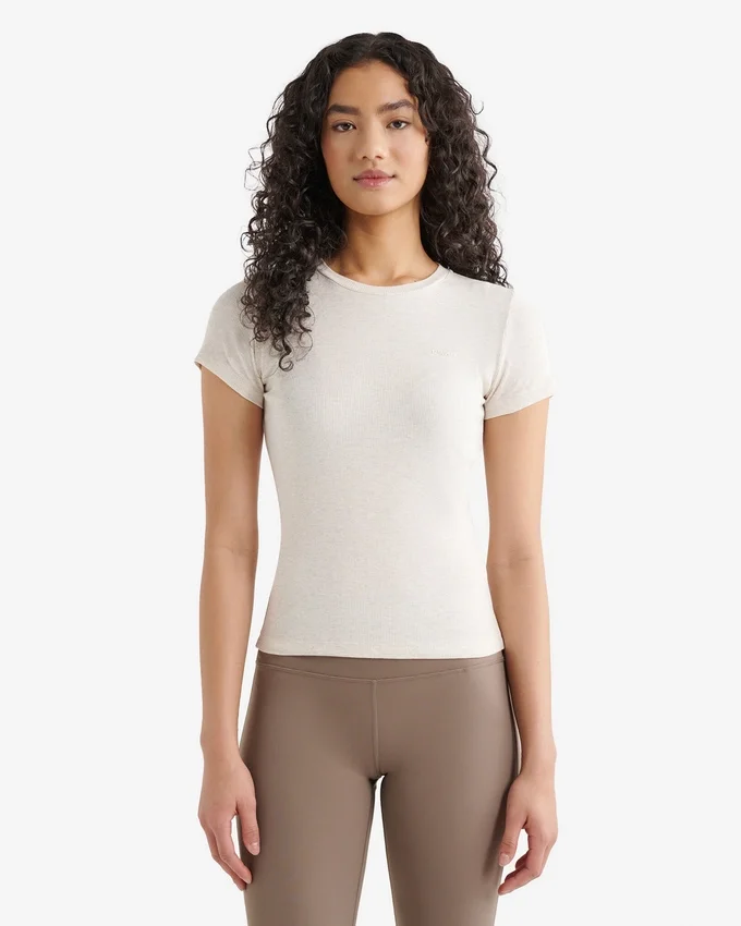 Roam Rib Fitted Short Sleeve Top Roam Rib Fitted Short Sleeve Top