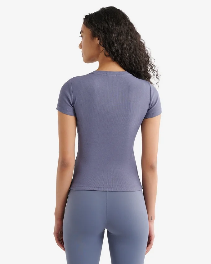 Roam Rib Fitted Short Sleeve Top Roam Rib Fitted Short Sleeve Top