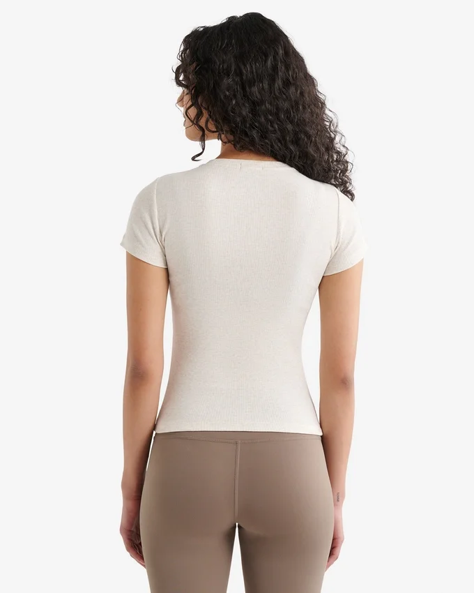 Roam Rib Fitted Short Sleeve Top Roam Rib Fitted Short Sleeve Top