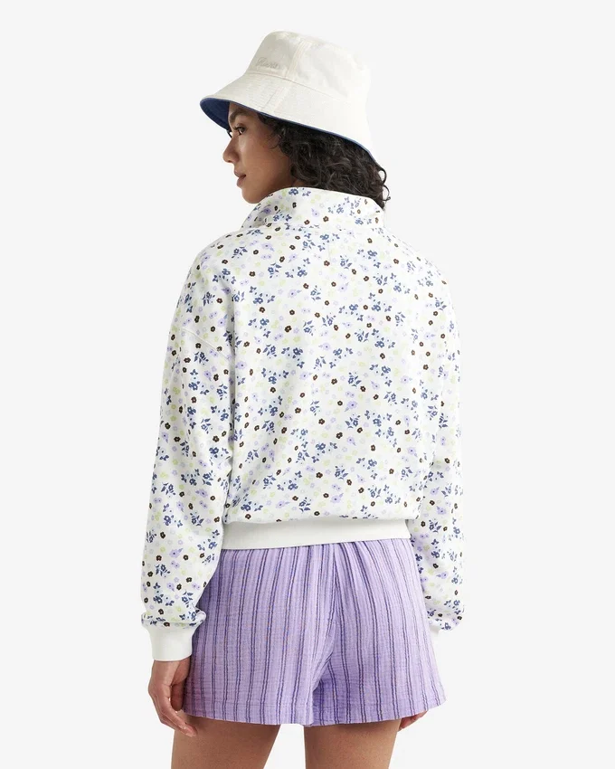 Roots Floral Quarter Zip Roots Floral Quarter Zip