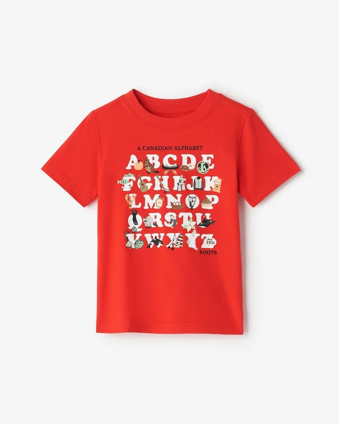Toddler ABC Of Canada T-Shirt Toddler ABC Of Canada T-Shirt