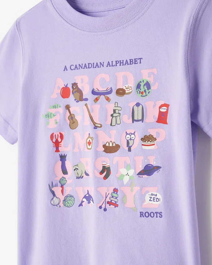 Toddler ABC Of Canada T-Shirt Toddler ABC Of Canada T-Shirt