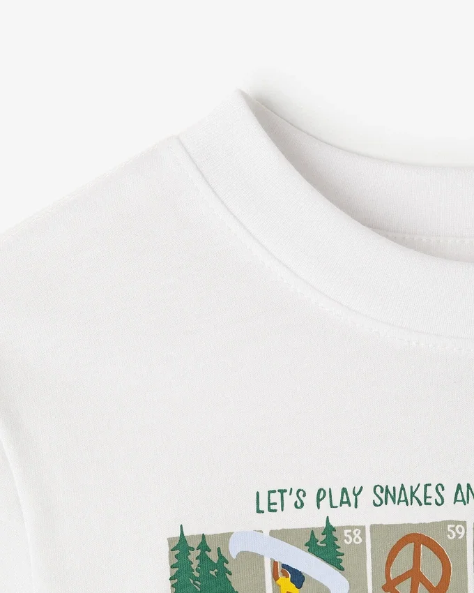 Toddler Beaver Canoe Snakes And Ladders T-Shirt Toddler Beaver Canoe Snakes And Ladders T-Shirt
