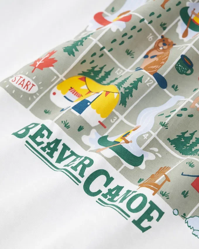 Kids Beaver Canoe Snakes And Ladders T-Shirt Kids Beaver Canoe Snakes And Ladders T-Shirt