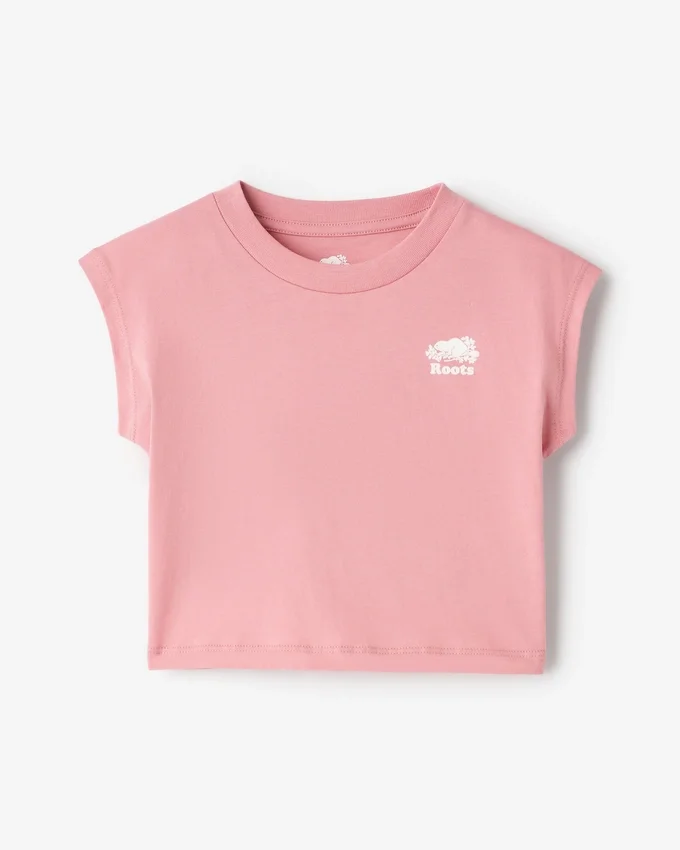 Toddler Girls Sleeveless Boxy T-Shirt Toddler Girls Sleeveless Boxy T-Shirt