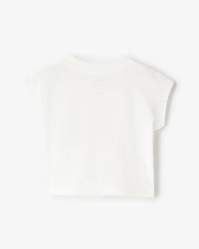 Toddler Girls Sleeveless Boxy T-Shirt Toddler Girls Sleeveless Boxy T-Shirt