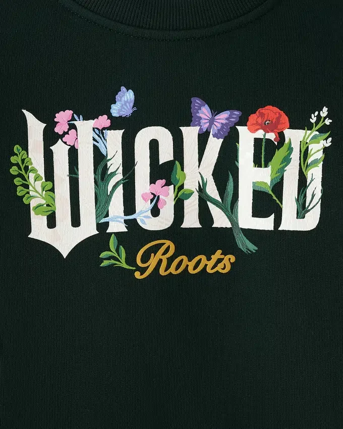 Toddler Roots X Wicked Floral Crew Sweatshirt Toddler Roots X Wicked Floral Crew Sweatshirt