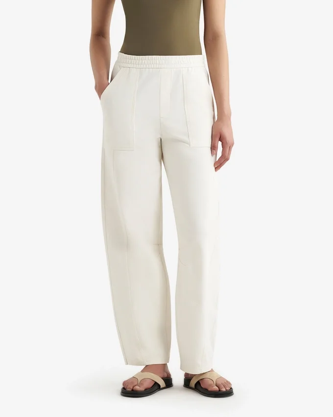 Welland Knit Twill Barrel Pant Welland Knit Twill Barrel Pant