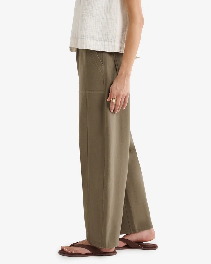 Welland Knit Twill Barrel Pant Welland Knit Twill Barrel Pant