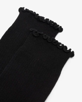 Womens Alice Ruffle Quarter Top Sock Womens Alice Ruffle Quarter Top Sock