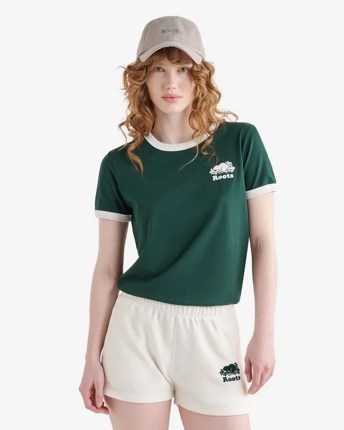 Womens Organic Cooper Ringer T-Shirt Womens Organic Cooper Ringer T-Shirt