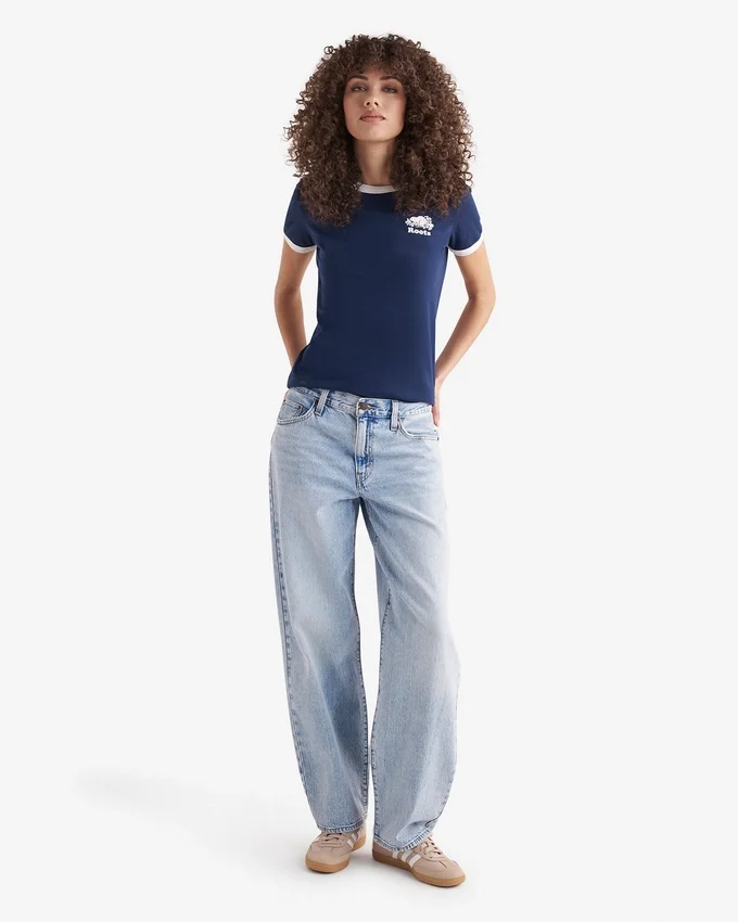 Womens Organic Cooper Ringer T-Shirt Womens Organic Cooper Ringer T-Shirt