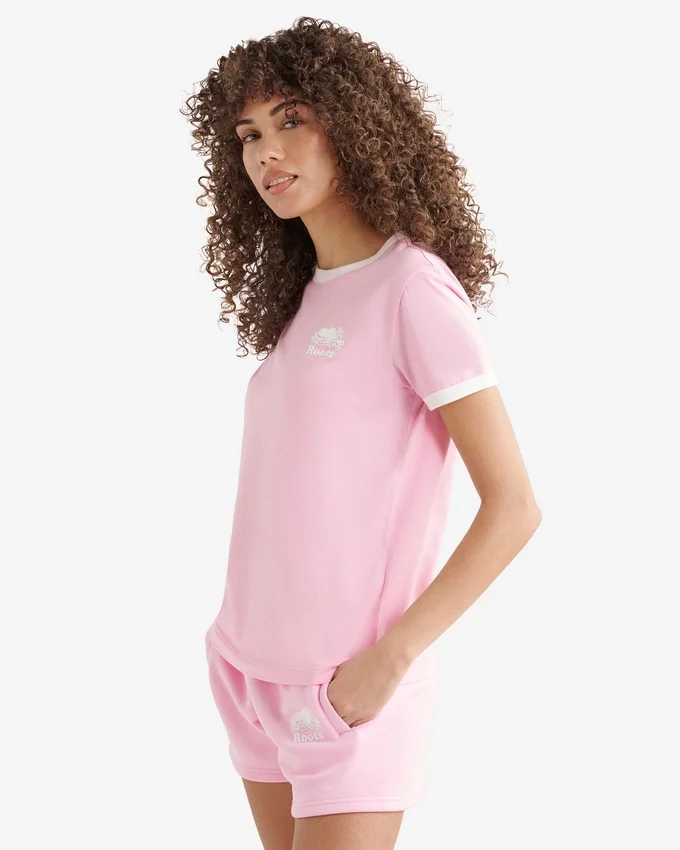 Womens Organic Cooper Ringer T-Shirt Womens Organic Cooper Ringer T-Shirt