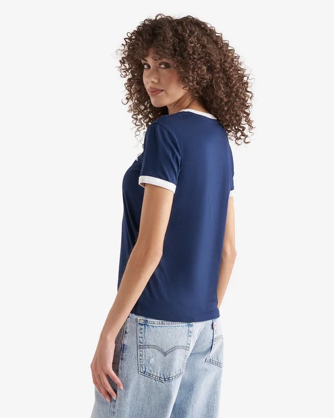 Womens Organic Cooper Ringer T-Shirt Womens Organic Cooper Ringer T-Shirt