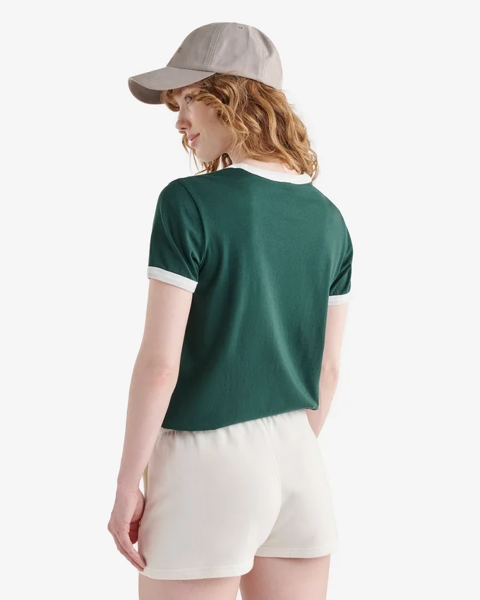 Womens Organic Cooper Ringer T-Shirt Womens Organic Cooper Ringer T-Shirt