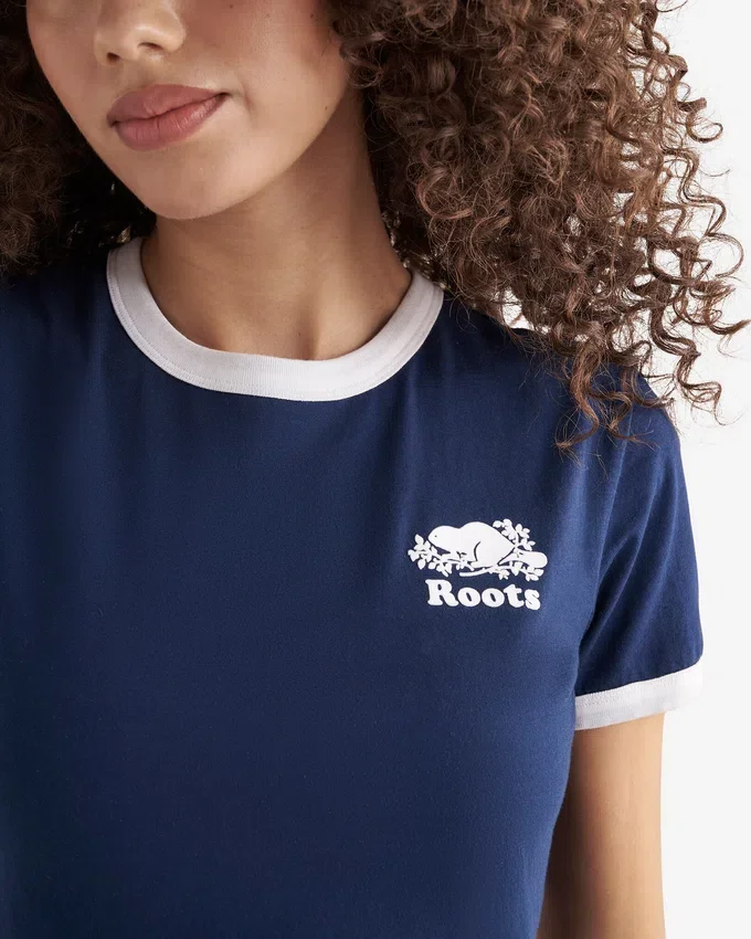 Womens Organic Cooper Ringer T-Shirt Womens Organic Cooper Ringer T-Shirt