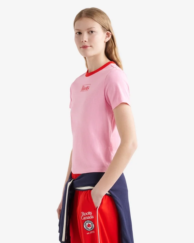 Womens Roots Athletics T-Shirt Womens Roots Athletics T-Shirt
