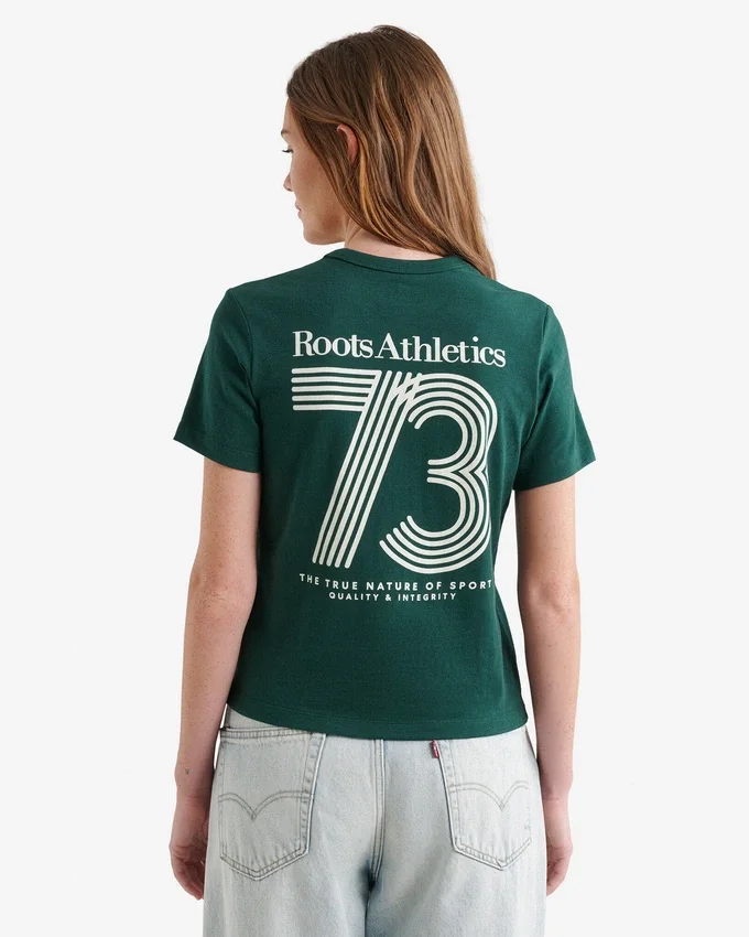 Womens Roots Athletics T-Shirt Womens Roots Athletics T-Shirt