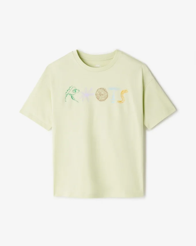 Womens Roots Nature Stamp T-Shirt Womens Roots Nature Stamp T-Shirt