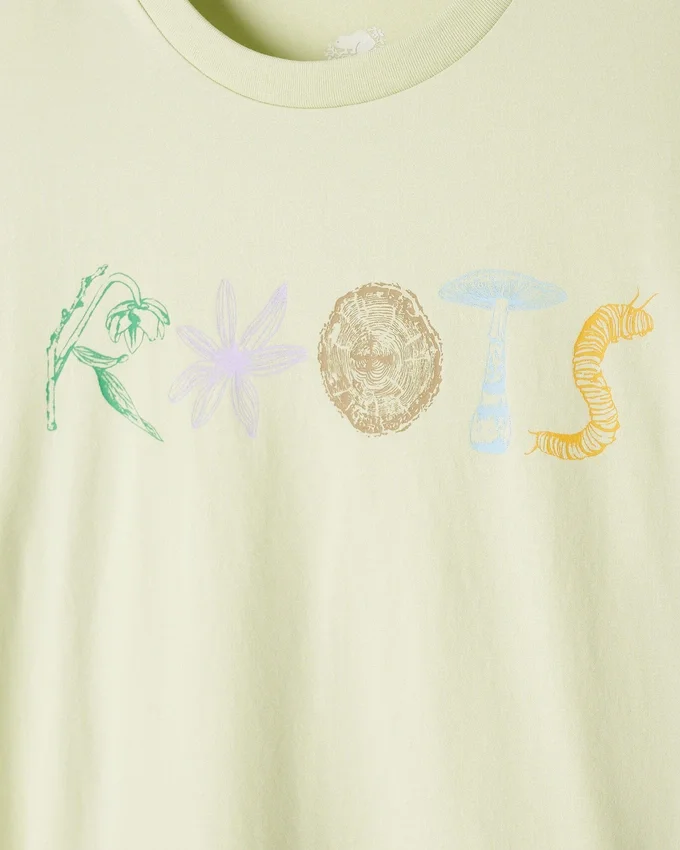 Womens Roots Nature Stamp T-Shirt Womens Roots Nature Stamp T-Shirt