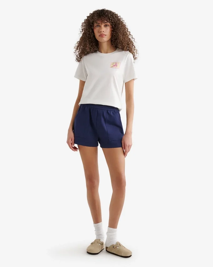 Womens Roots Spring Stamp T-Shirt Womens Roots Spring Stamp T-Shirt