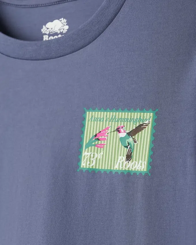 Womens Roots Spring Stamp T-Shirt Womens Roots Spring Stamp T-Shirt